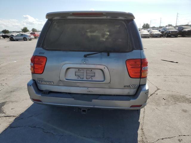 5TDZT38A93S175376 - 2003 TOYOTA SEQUOIA LIMITED SILVER photo 6