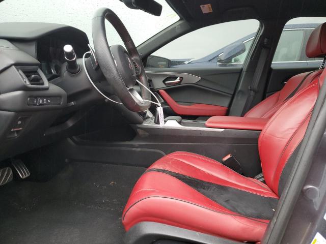 19UUB5F52NA004372 - 2022 ACURA TLX TECH A GRAY photo 7