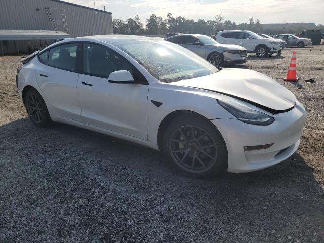 5YJ3E1EB5MF859087 - 2021 TESLA MODEL 3 WHITE photo 4