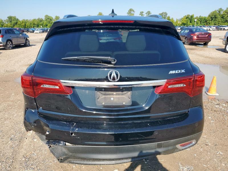 5FRYD3H88EB002461 - 2014 ACURA MDX ADVANCE BLACK photo 6