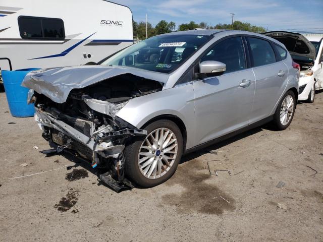 1FADP3N2XEL395602 - 2014 FORD FOCUS TITANIUM SILVER photo 1