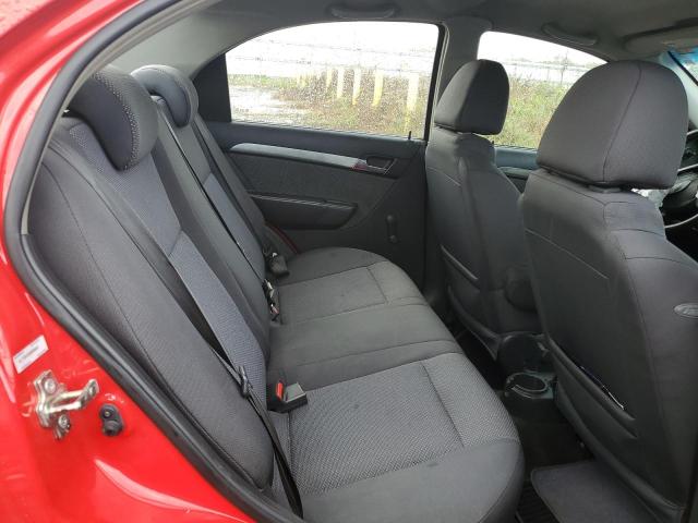 KL1TD5DE5AB085855 - 2010 CHEVROLET AVEO LS Czerwony zdjęcie 10