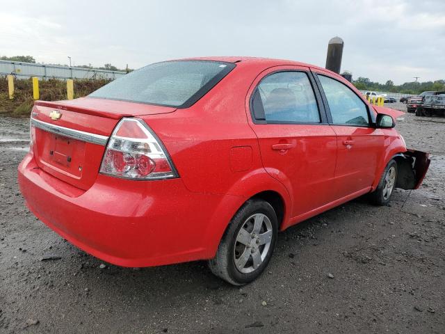 KL1TD5DE5AB085855 - 2010 CHEVROLET AVEO LS Czerwony zdjęcie 3