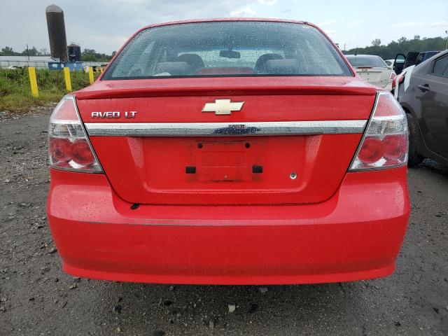 KL1TD5DE5AB085855 - 2010 CHEVROLET AVEO LS Czerwony zdjęcie 6