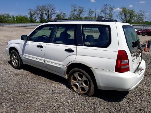 JF1SG65654H754268 - 2004 SUBARU FORESTER 2.5XS თეთრი ფოტო 2