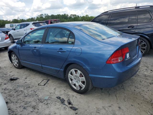 1HGFA16508L109389 - 2008 HONDA CIVIC LX BLUE photo 2