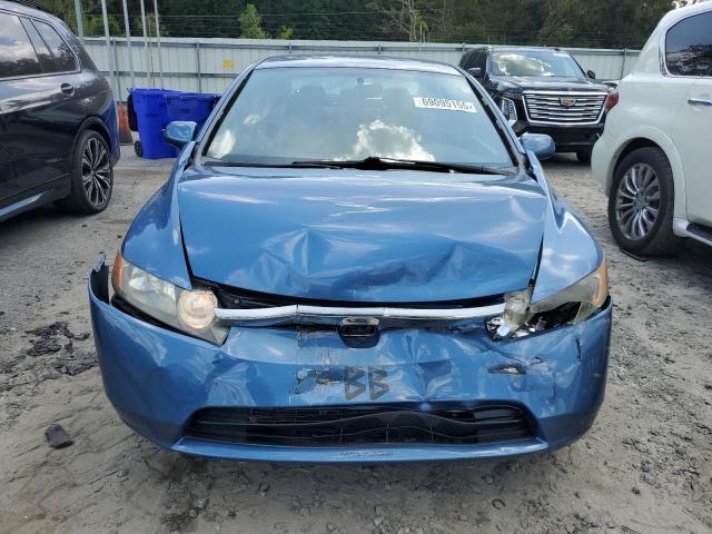 1HGFA16508L109389 - 2008 HONDA CIVIC LX BLUE photo 5