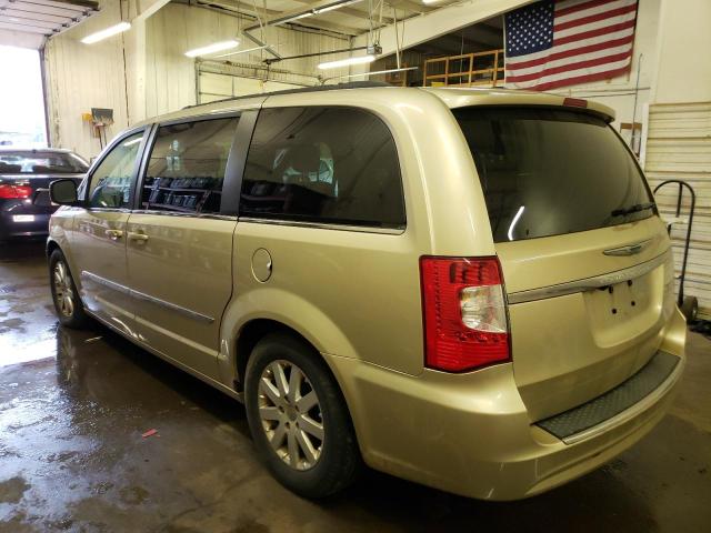 2A4RR8DG9BR617855 - 2011 CHRYSLER TOWN & COU TOURING L GOLD photo 2