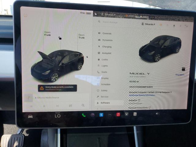 5YJYGDED9MF102972 - 2021 TESLA MODEL Y Qara foto 9