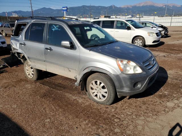 JHLRD78825C054570 - 2005 HONDA CR-V EX GRAY photo 4