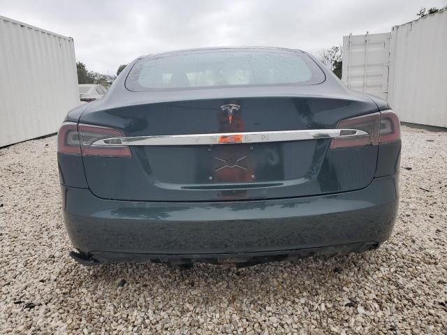 5YJSA1CG6DFP04778 - 2013 TESLA MODEL S 绿色 照片 6