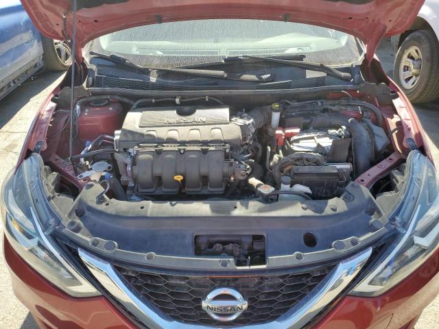 3N1AB7APXGL680573 - 2016 NISSAN SENTRA S RED photo 11