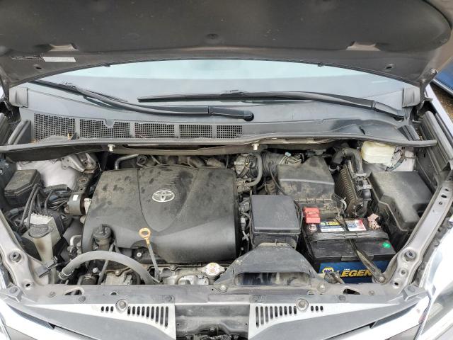 5TDDZ3DC3LS243509 - 2020 TOYOTA SIENNA XLE GRAY photo 12