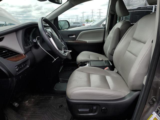 5TDDZ3DC3LS243509 - 2020 TOYOTA SIENNA XLE GRAY photo 7