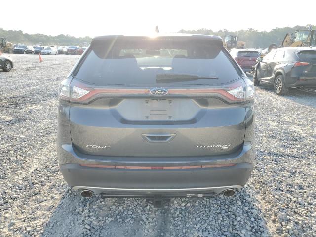 2FMTK4K83FBB02543 - 2015 FORD EDGE TITANIUM GRAY photo 6