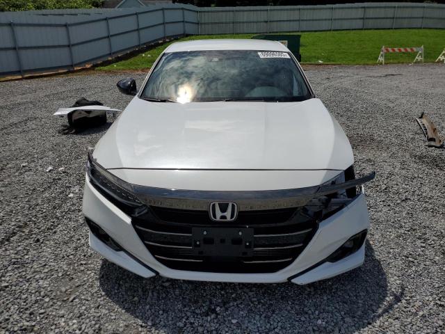 1HGCV1F3XNA099306 - 2022 HONDA ACCORD SPORT WHITE photo 5