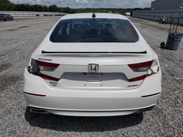 1HGCV1F3XNA099306 - 2022 HONDA ACCORD SPORT WHITE photo 6