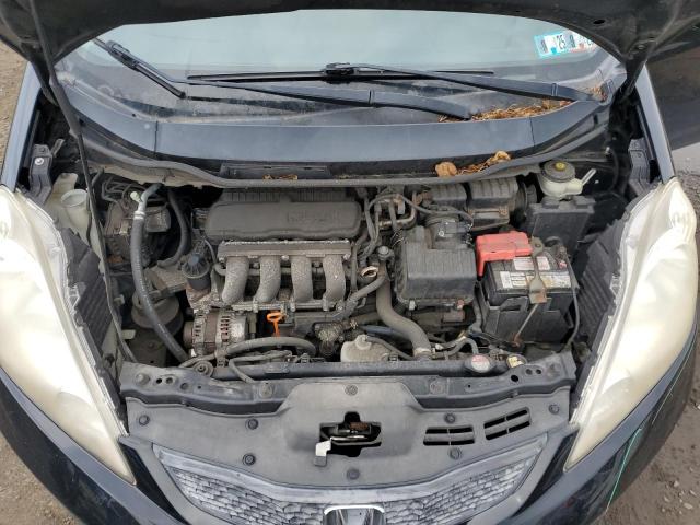 JHMGE8H50BC024779 - 2011 HONDA FIT SPORT BLACK photo 11