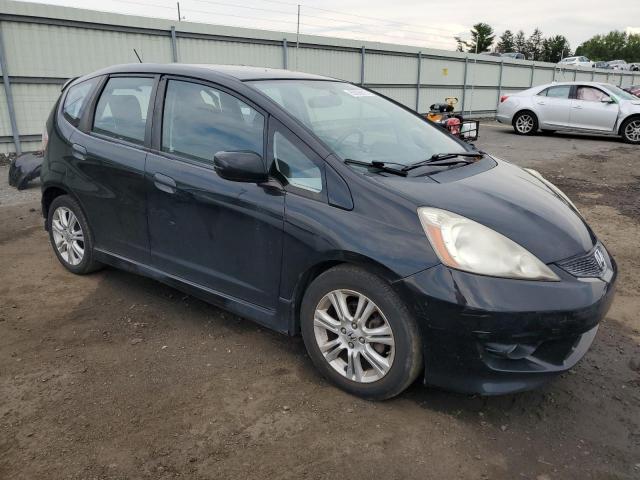 JHMGE8H50BC024779 - 2011 HONDA FIT SPORT BLACK photo 4
