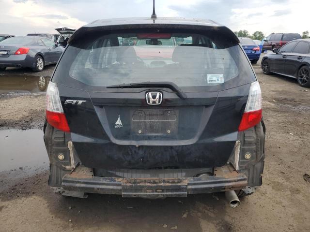 JHMGE8H50BC024779 - 2011 HONDA FIT SPORT BLACK photo 6