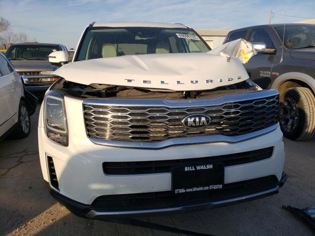 5XYP3DHC8LG085678 - 2020 KIA TELLURIDE EX WHITE photo 5