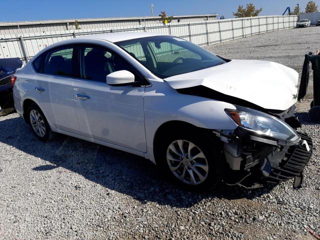 3N1AB7AP6KY208348 - 2019 NISSAN SENTRA S WHITE photo 4