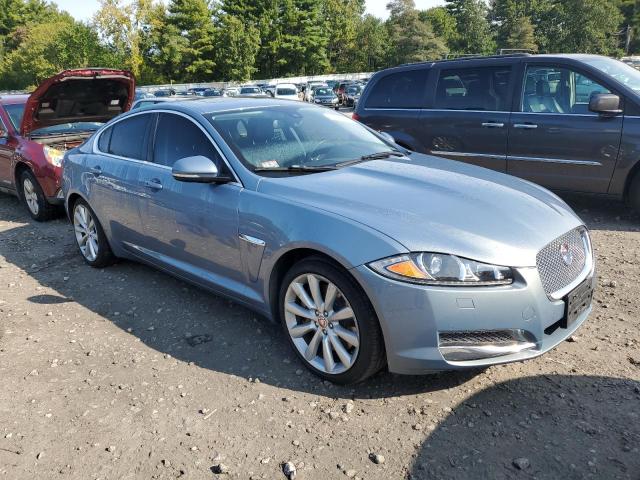 SAJWJ0EF3E8U11035 - 2014 JAGUAR XF BLUE photo 4