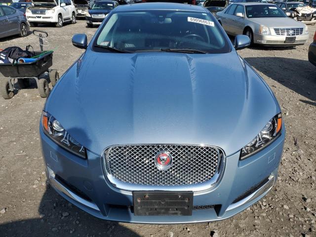 SAJWJ0EF3E8U11035 - 2014 JAGUAR XF BLUE photo 5