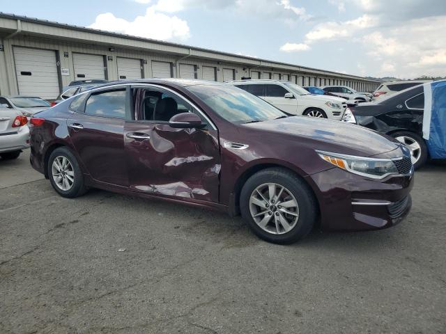 5XXGT4L34HG166552 - 2017 KIA OPTIMA LX ბურგუნდია ფოტო 4