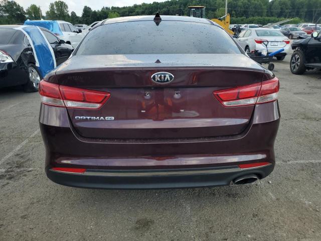 5XXGT4L34HG166552 - 2017 KIA OPTIMA LX ბურგუნდია ფოტო 6
