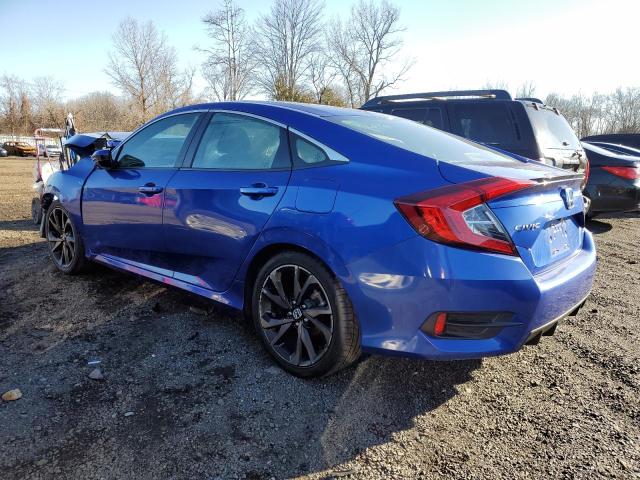 2HGFC2F82LH570500 - 2020 HONDA CIVIC SPORT 蓝色 照片 2