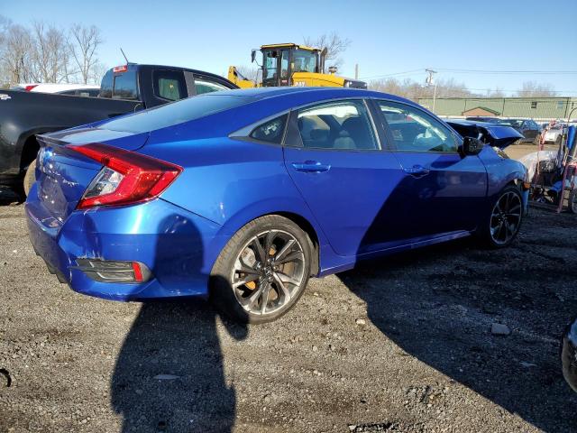 2HGFC2F82LH570500 - 2020 HONDA CIVIC SPORT 蓝色 照片 3