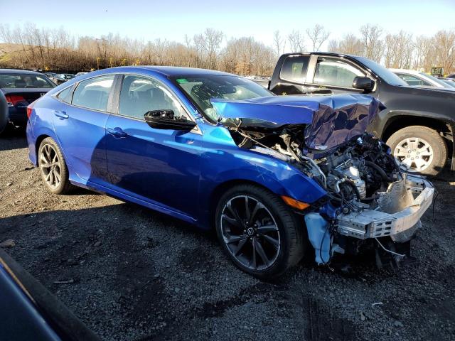 2HGFC2F82LH570500 - 2020 HONDA CIVIC SPORT 蓝色 照片 4