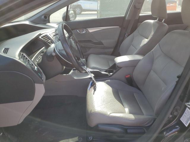 19XFB2F96DE092699 - 2013 HONDA CIVIC EXL შავი ფოტო 7