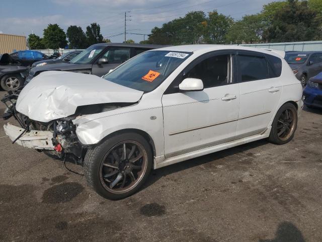 JM1BK34M581156445 - 2008 MAZDA SPEED 3 WHITE photo 1