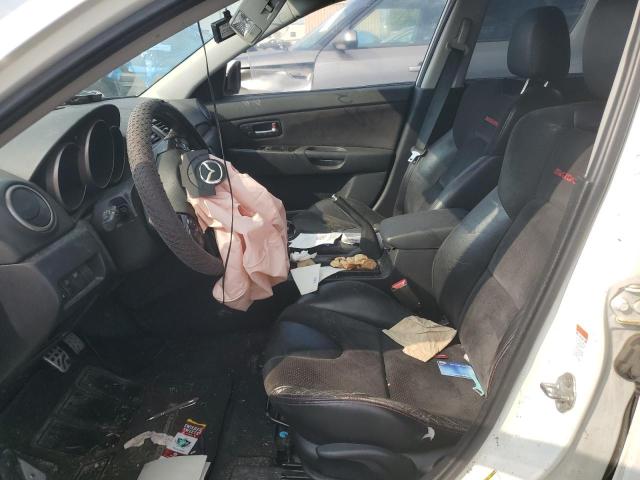 JM1BK34M581156445 - 2008 MAZDA SPEED 3 WHITE photo 7