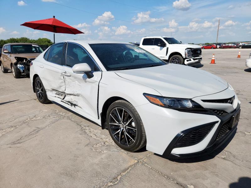 4T1G11AKXPU160175 - 2023 TOYOTA CAMRY SE NIGHT SHADE WHITE photo 4