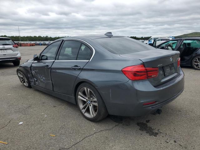 WBA8D9G53JNU72109 - 2018 BMW 330 XI GRAY photo 2