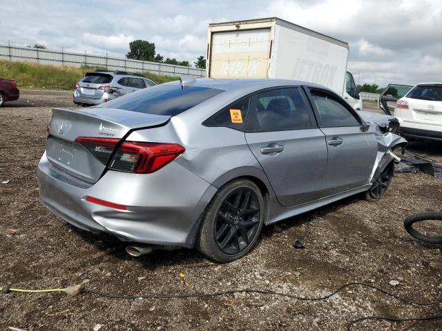 2HGFE2F54NH552860 - 2022 HONDA CIVIC SPORT SILVER photo 3