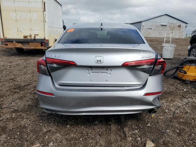 2HGFE2F54NH552860 - 2022 HONDA CIVIC SPORT SILVER photo 6