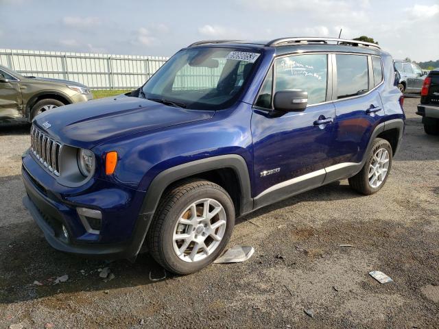 ZACNJDD13MPN30733 - 2021 JEEP RENEGADE LIMITED BLUE photo 1