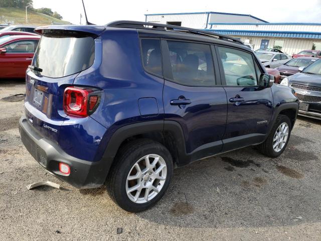 ZACNJDD13MPN30733 - 2021 JEEP RENEGADE LIMITED BLUE photo 3