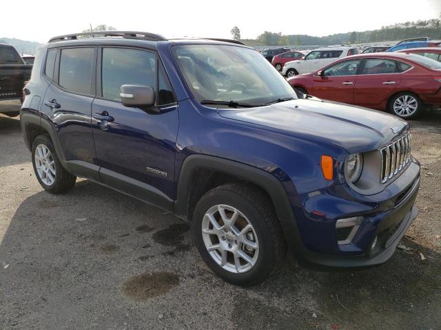 ZACNJDD13MPN30733 - 2021 JEEP RENEGADE LIMITED BLUE photo 4