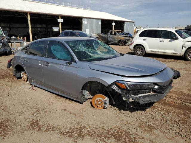 2HGFE2F57NH598344 - 2022 HONDA CIVIC SPORT SILVER photo 4