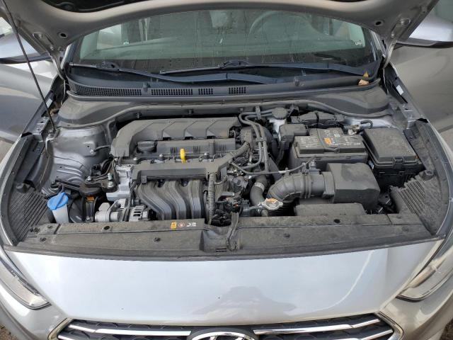 3KPC24A66NE181704 - 2022 HYUNDAI ACCENT SE GRAY photo 11