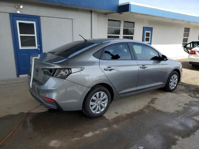 3KPC24A66NE181704 - 2022 HYUNDAI ACCENT SE GRAY photo 3