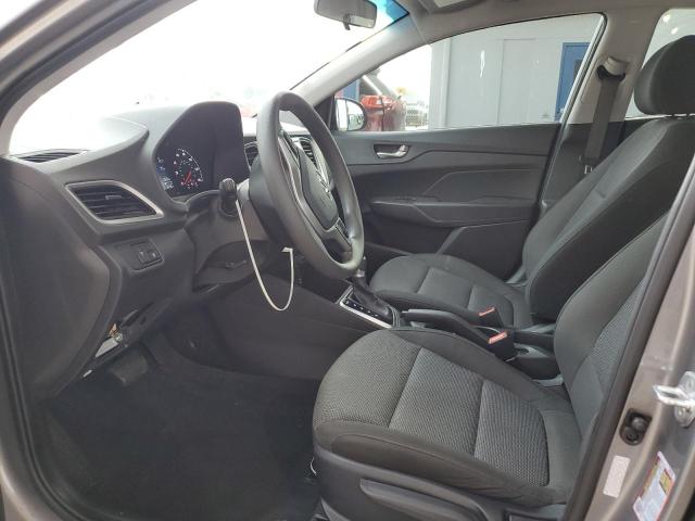 3KPC24A66NE181704 - 2022 HYUNDAI ACCENT SE GRAY photo 7