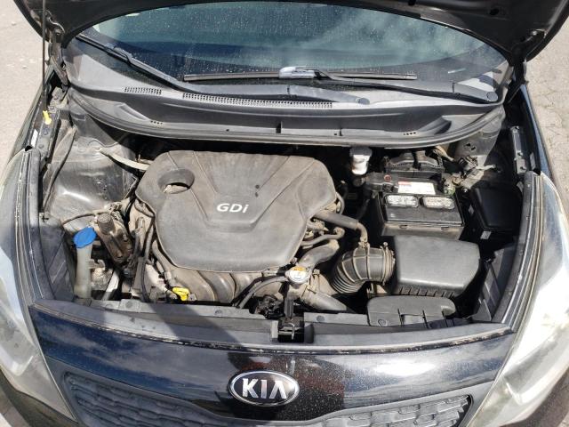 KNADM4A35D6148649 - 2013 KIA RIO LX BLACK photo 11