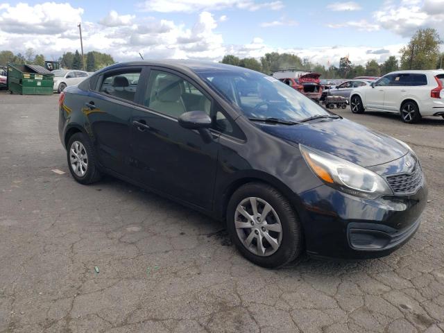 KNADM4A35D6148649 - 2013 KIA RIO LX BLACK photo 4