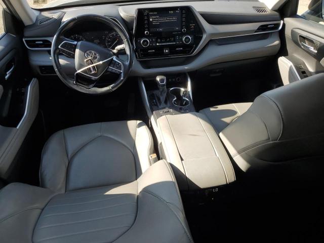 5TDHZRBH1LS500914 - 2020 TOYOTA HIGHLANDER XLE SILVER photo 8